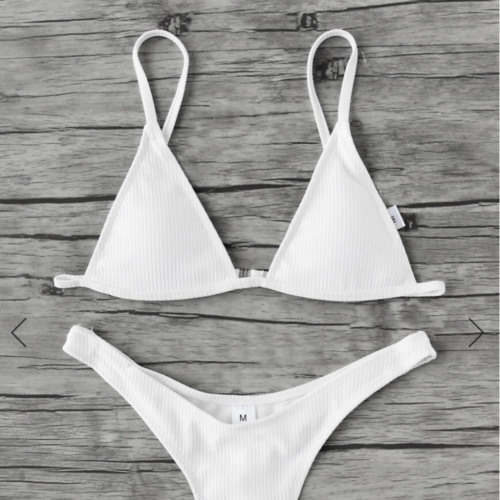 White bikini
